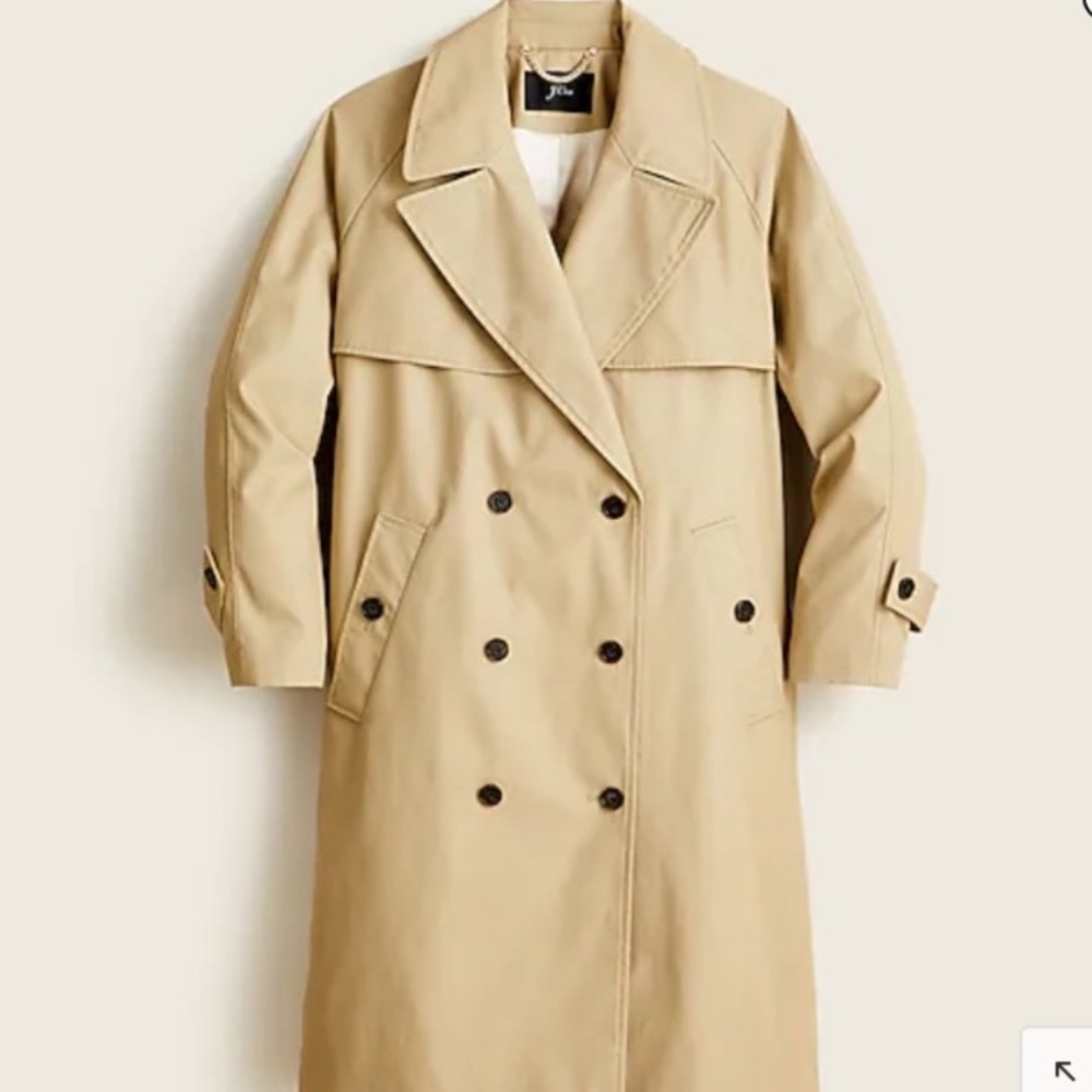 J Crew Petite Relaxed Trench